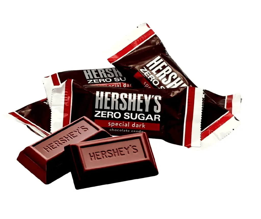 Шоколадні цукерки Hershey's Zero Sugar Special Dark Chocolate Candy 85г - фото 4