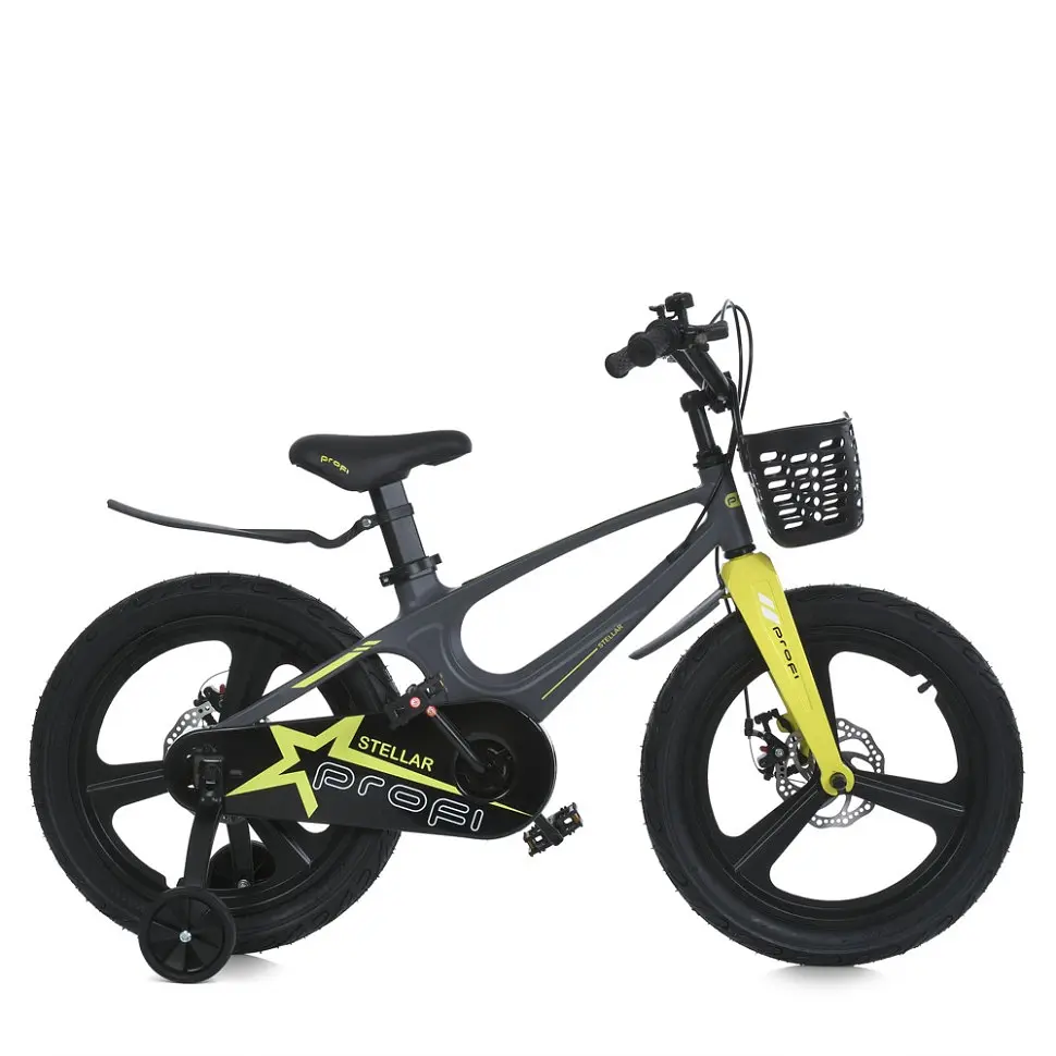 Велосипед дитячий Prof1 MB 181020-3 18 дюймів сірий - фото 3