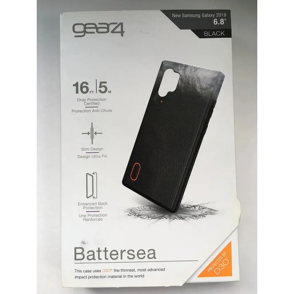 Противоударный чехол Gear4 Battersea D3O для Samsung Galaxy Note 10 Plus (6.8") Black (702003976) - фото 10