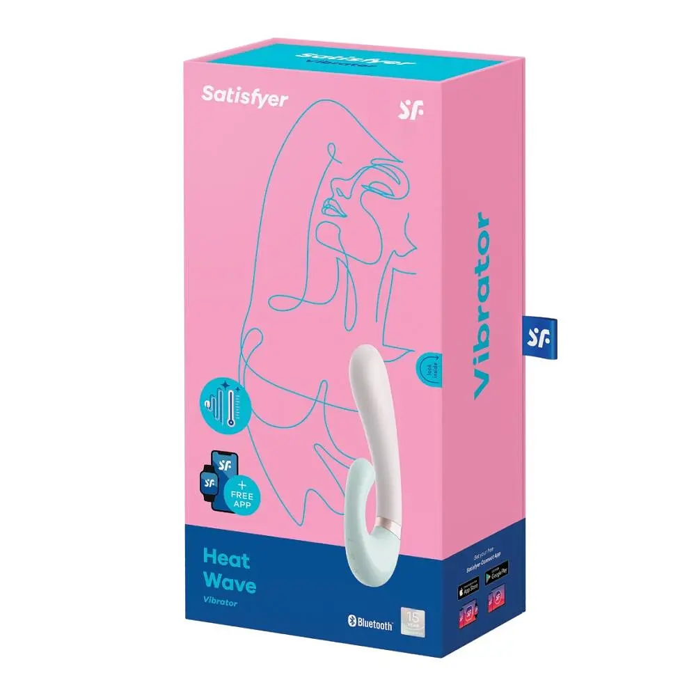 Вібратор-кролик Satisfyer Heat Wave 20 см м'ятний - фото 4