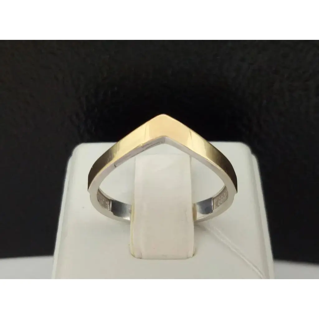 Срібне кільце Лазурит з позолотою. 12088Р 17,5 - фото 4