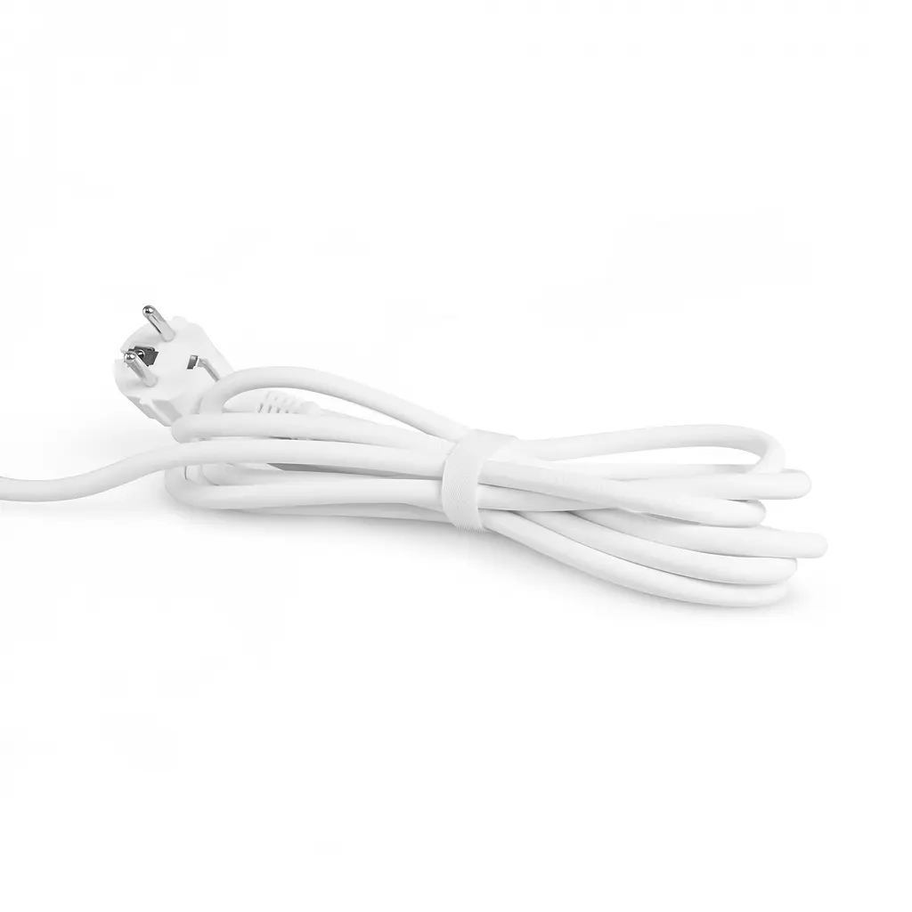 Сетевой удлинитель Videx Oncord з/з 6 п 3 м (3x1.5 мм) с кнопкой белый (VF-PD63G-W) - фото 3