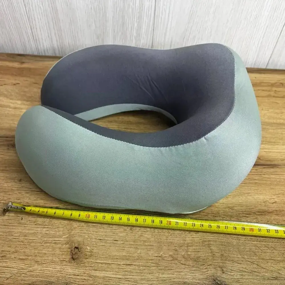 Дорожня подушка з ефектом пам’яті 28×26×12 см, автомобільна подушка для шиї U-подібна Memory Foam - фото 6