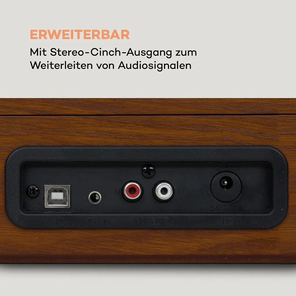 Програвач вінілу Auna Peggy Sue Retro (10031391) - фото 3