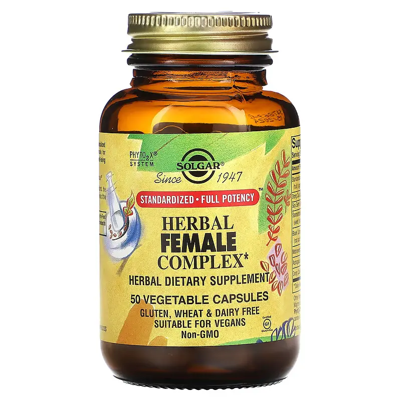 Рослинний Жіночий Комплекс Herbal Female Complex - 50 вег. капсул