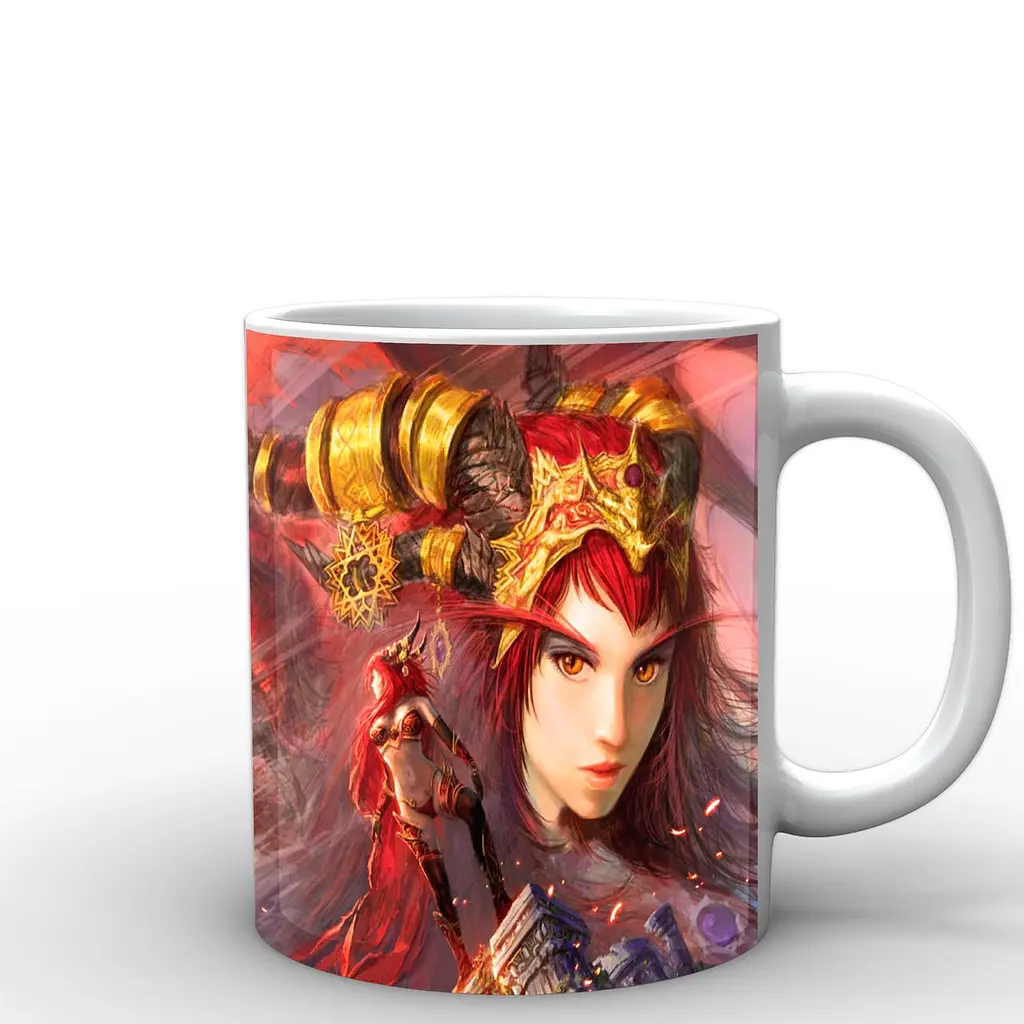 Кухоль GeekLand World of Warcraft ельфійка WW.02.54 330 мл білий - фото 3
