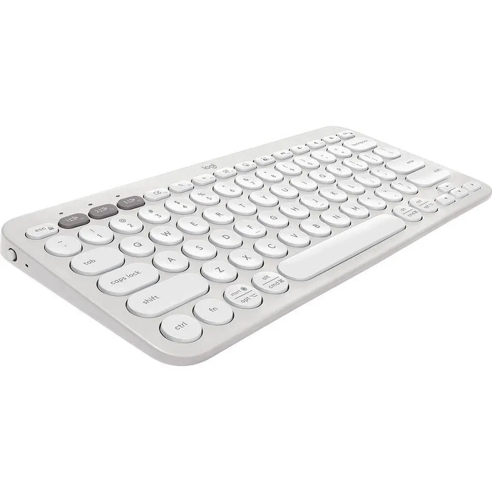 Клавіатура Logitech K380s Pebble Keys 2 Bluetooth White (920-011852) [96064] - фото 2