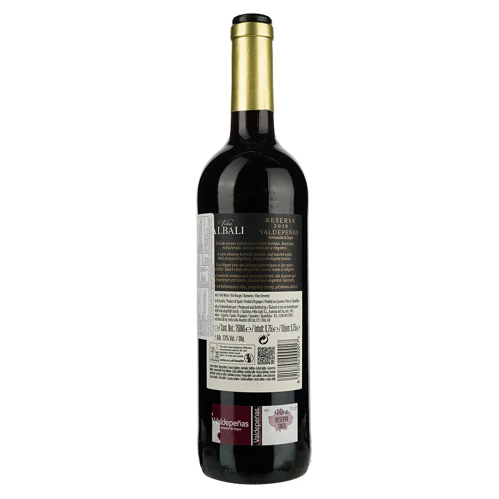 Вино Vina Albali Felix Solis Reserva червоне сухе 0.75 л - фото 2