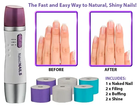Машинка для шліфування і полірування нігтів Naked Nails - фото 3