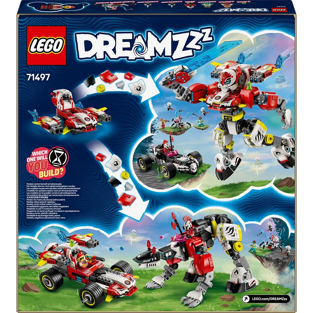 Конструктор LEGO DREAMZzz Робот-тигр Купера та Хот-род авто Зеро 1006 деталей (71497) - фото 16