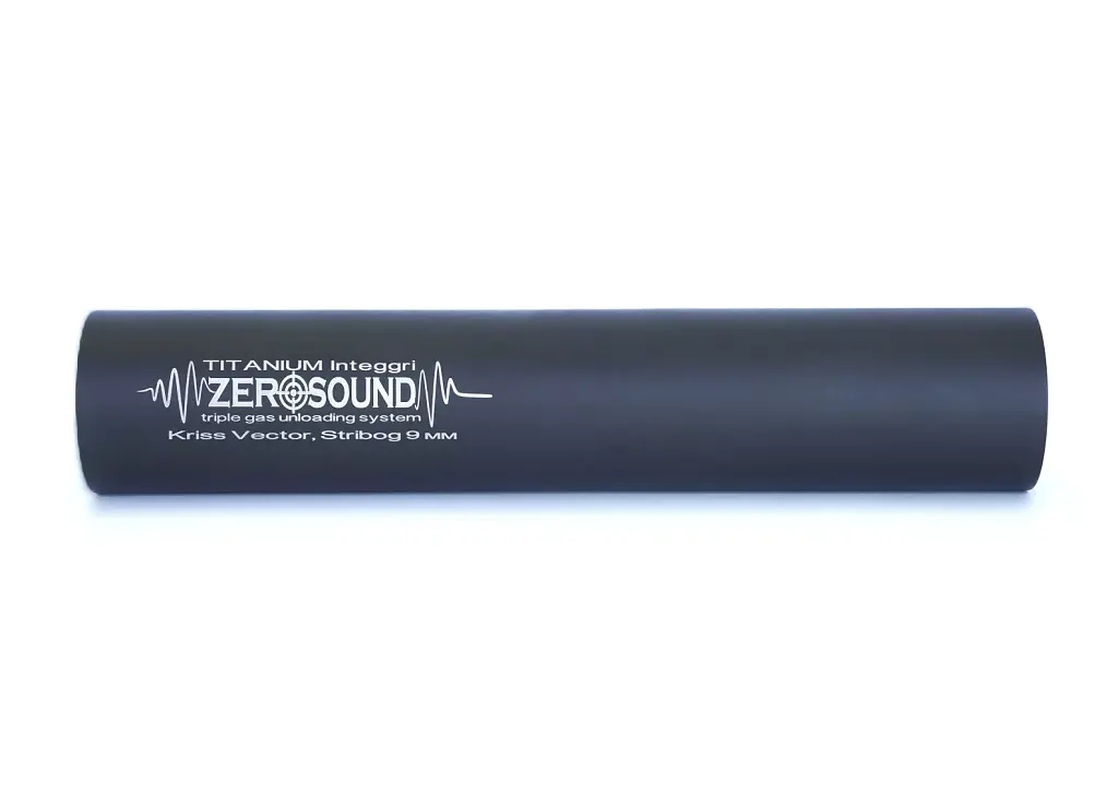 Саундмодератор Zerosound Titan INTTEGRI 9 mm різьба 15*1 Вlack - фото 2