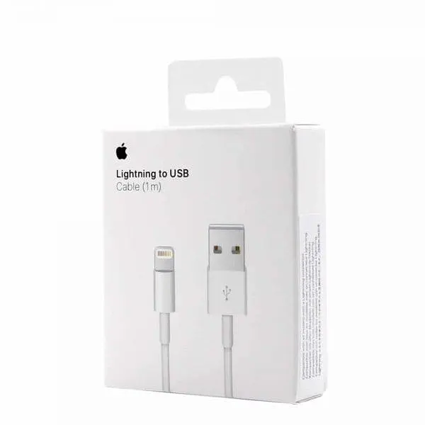 Кабель Apple Lightning to USB Cable 1m HC White - фото 2