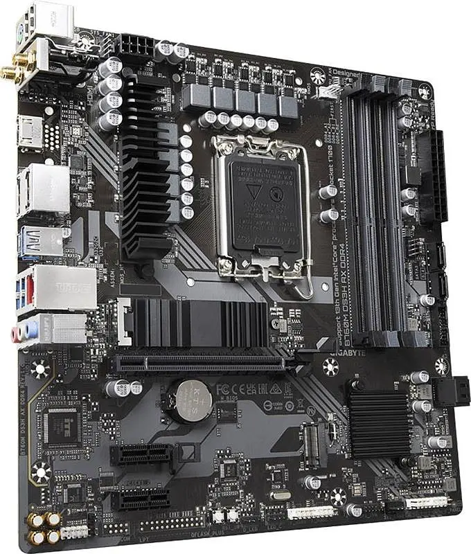 Материнська плата Gigabyte B760M DS3H AX DDR4 Socket 1700 - фото 3