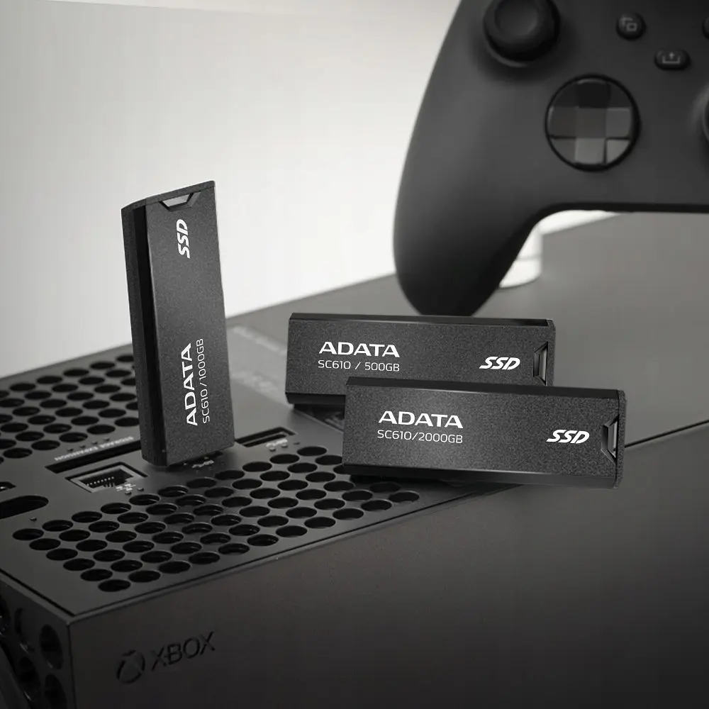 Портативний SSD ADATA SC610 1TB USB 3.2 550/500Mb/s Black (SC610-1000G-CBK/RD) - фото 7