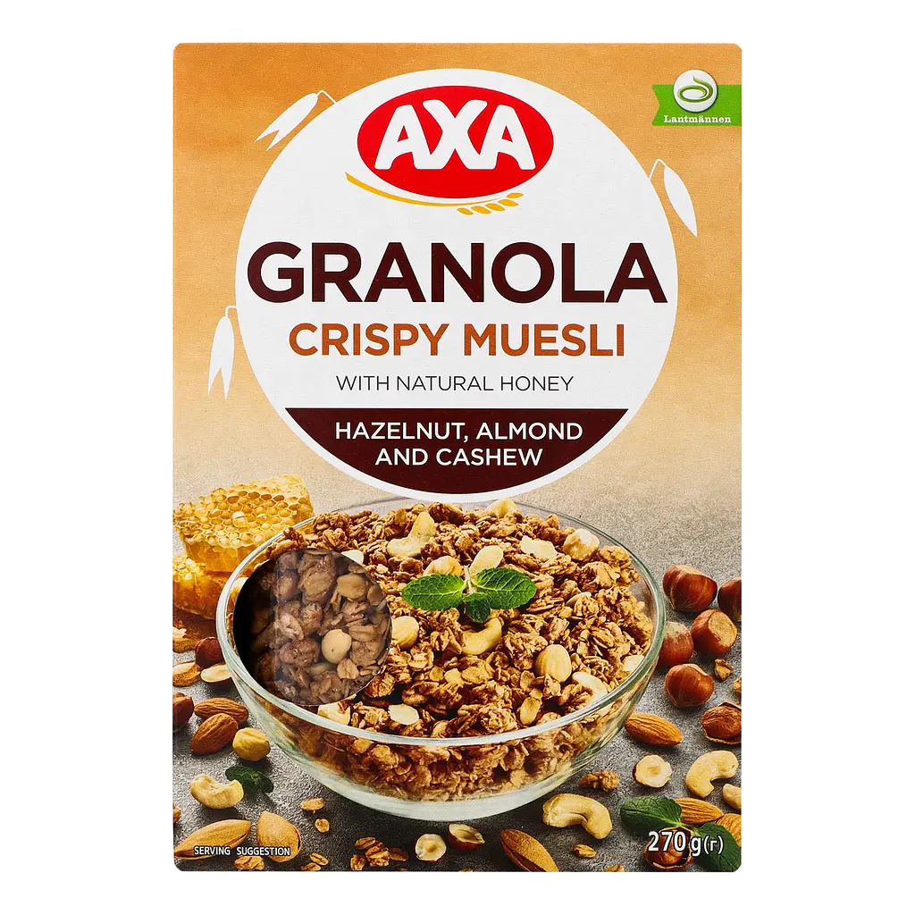 Мюслі медові АХА Granola з горіхами 270 г (836154) - фото 2