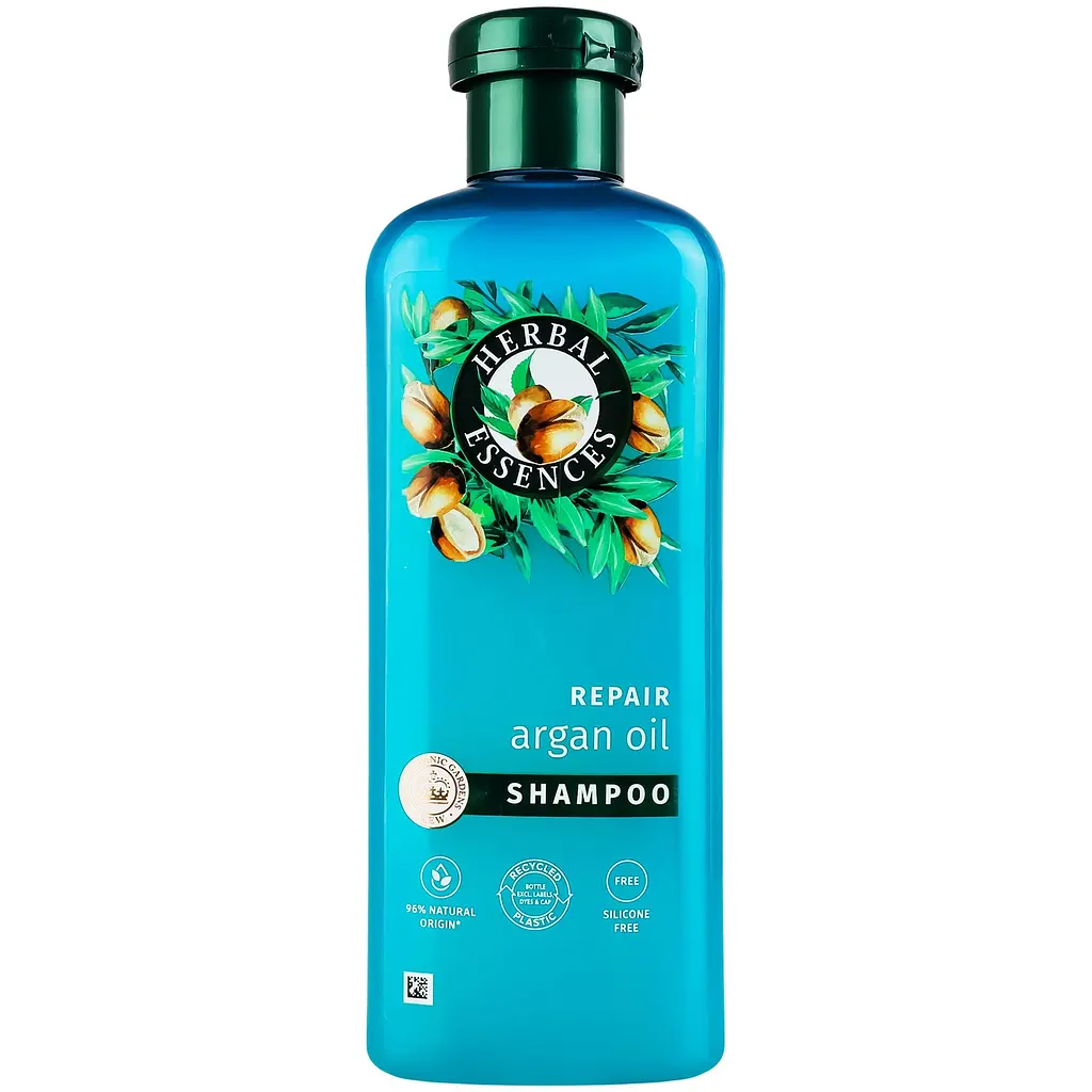 Набір Herbal Essences Відновлення з аргановою олією: шампунь 350 мл + бальзам-ополіскувач 250 мл + олія для волосся Еліксир 95 мл - фото 2