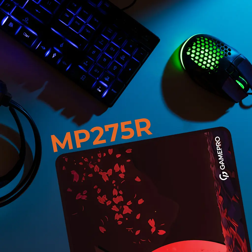Килимок для мишки GamePro Speed/Control Black-Red (MP275R) - фото 3