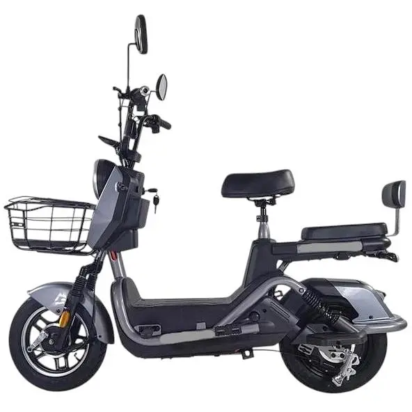 Электроскутер Двухместный Crosser CR2 (800W, 60V, 24ah графеновый АБК) Серый - фото 3