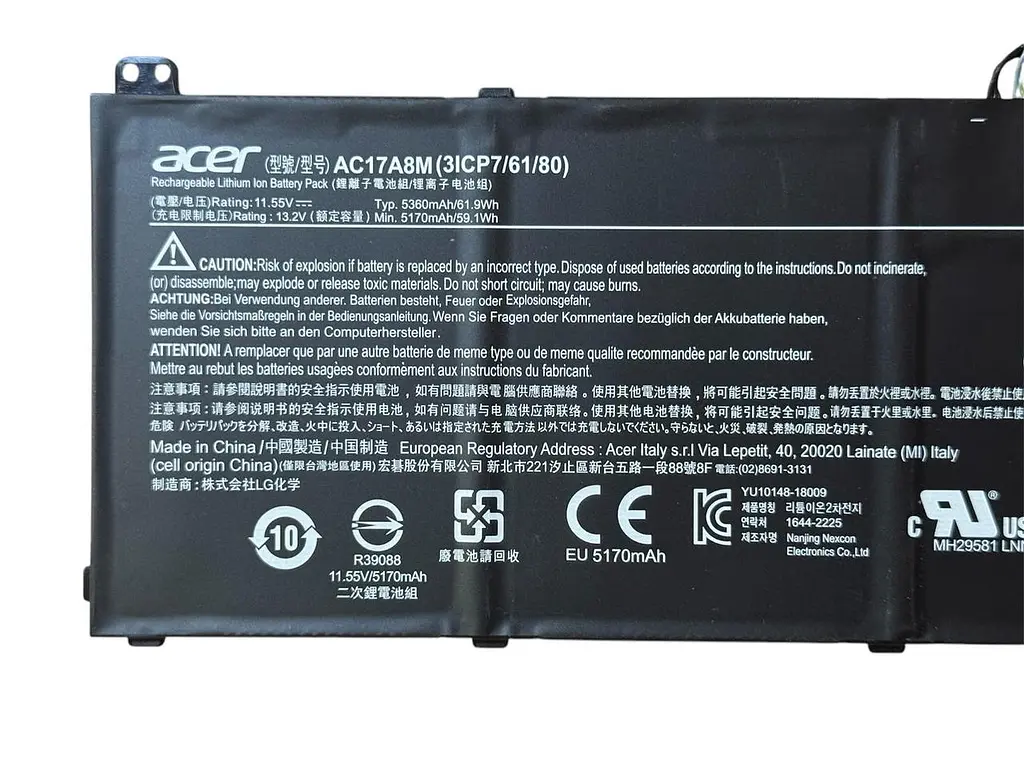 Акумулятор для ноутбука Acer Spin SP314-52 Swift SF314-52 TravelMate X3410-M AC17A8M - фото 2