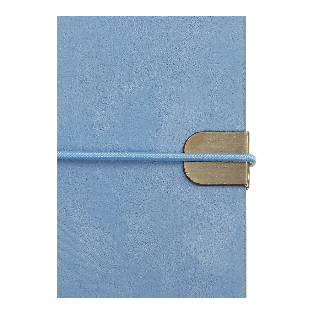 Щотижневик датований Buromax Velour 2026 A5 штучна шкіра блакитний (BM.2710-14) - фото 6