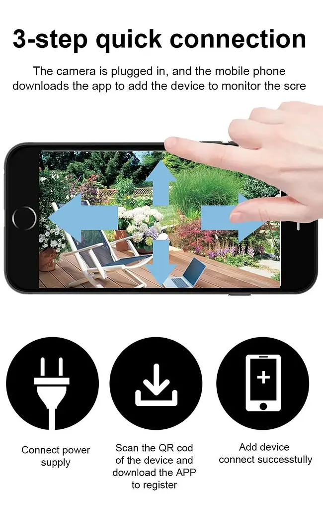 Камера XPRO DVR KIT 7103 на 4 поворотные камеры 1080p (44577-7103_4834) - фото 3