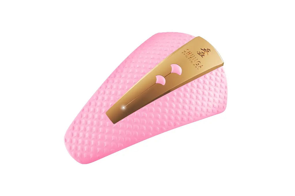 Кліторальний вібратор Shunga Obi Light Pink - фото 2