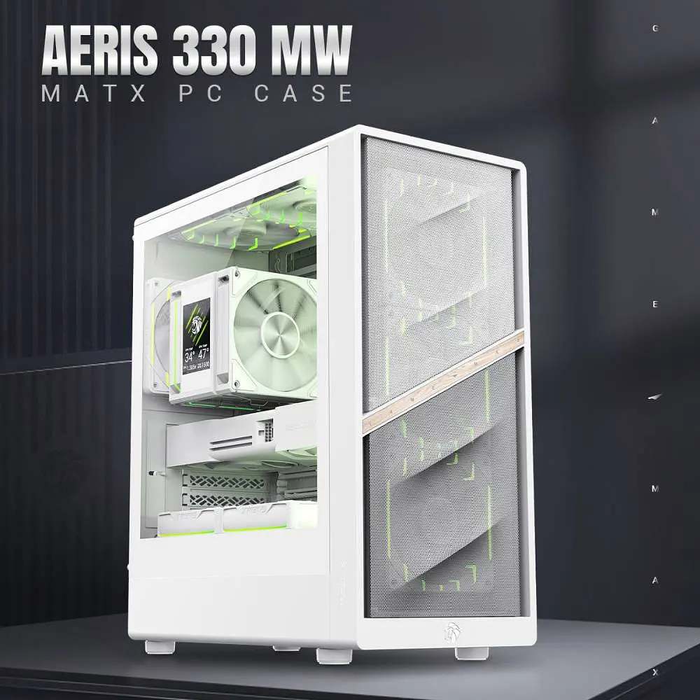 Корпус GameMax Aeris 330 MW White [177624] - фото 8