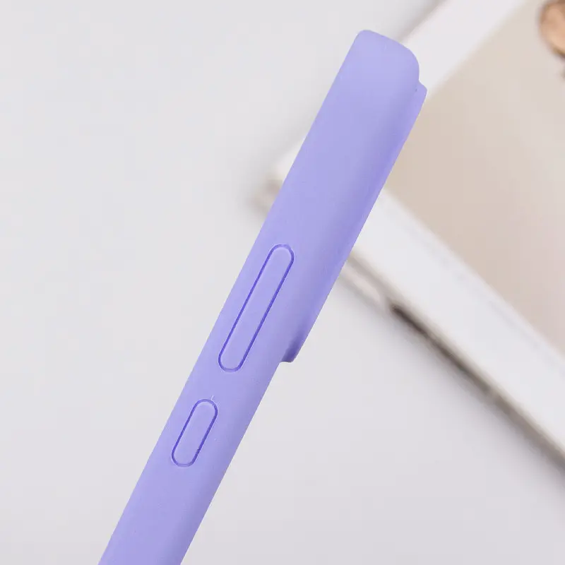 Чехол Silicone Cover Lakshmi (AAA) для Xiaomi 13T / 13T Pro Сиреневый / Dasheen - фото 6