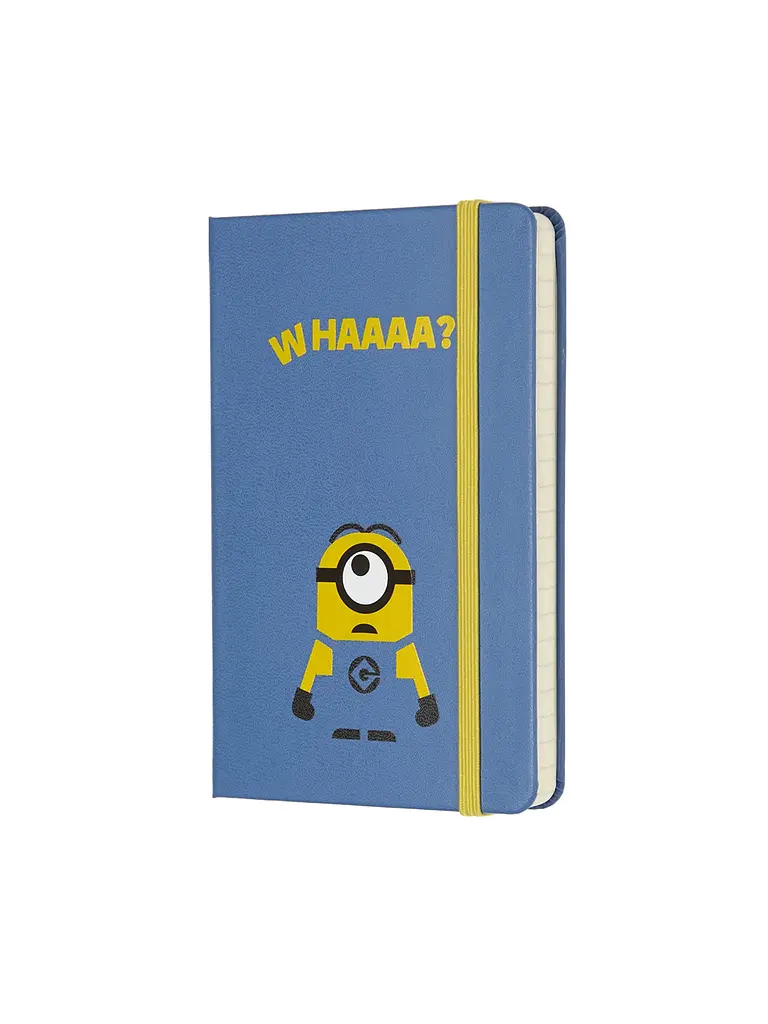 Блокнот Moleskine Minions кишеньковий у лінійку блакитний (LEMI01MM710B29) - фото 6