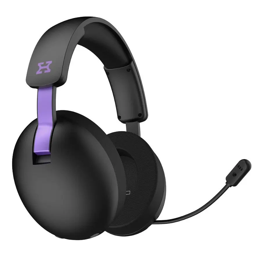 Ігрові навушники бездротові з мікрофоном HATOR HH-30-BV Hellyberry Wireless Black-Violet - фото 2
