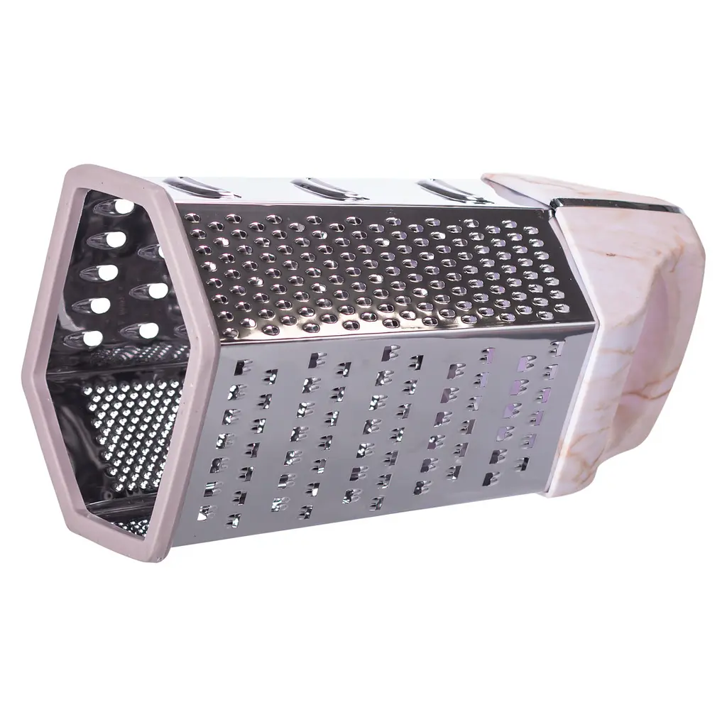 Тертка шестикутна з пластиковою ручкою 14*12*24 см Ding Lanfang HP-8-7 - фото 19