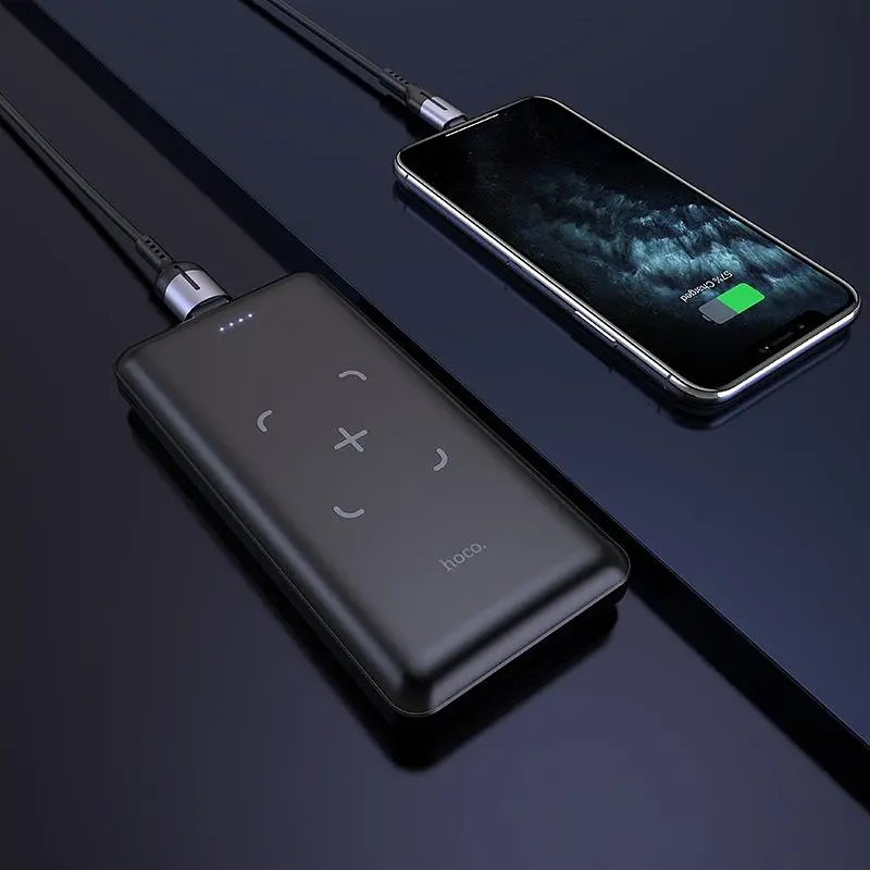 Портативный Аккумулятор Power Bank Hoco J50 Surf 10000 mAh Черный - фото 2