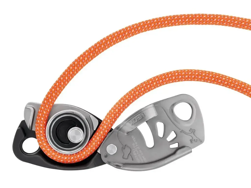 Спусковий пристрій Petzl Neox 24 Light Grey (1052-D016AA00) - фото 4