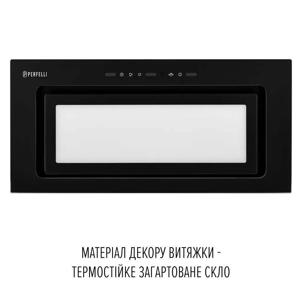 Витяжка повновбудована PERFELLI DESIGN VISION 6 NERO SILENZIO - фото 2
