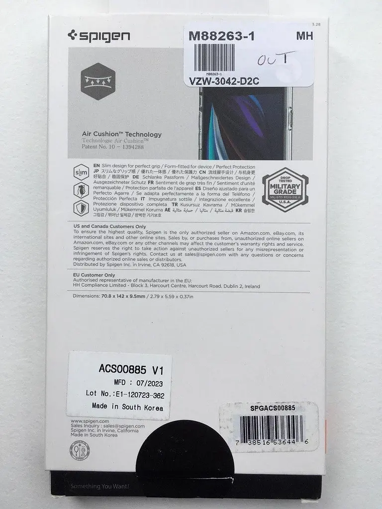 Чохол Spigen Ultra Hybrid для iPhone 7 8 SE 2020 SE 2022 Прозорий 042CS20927 - фото 10