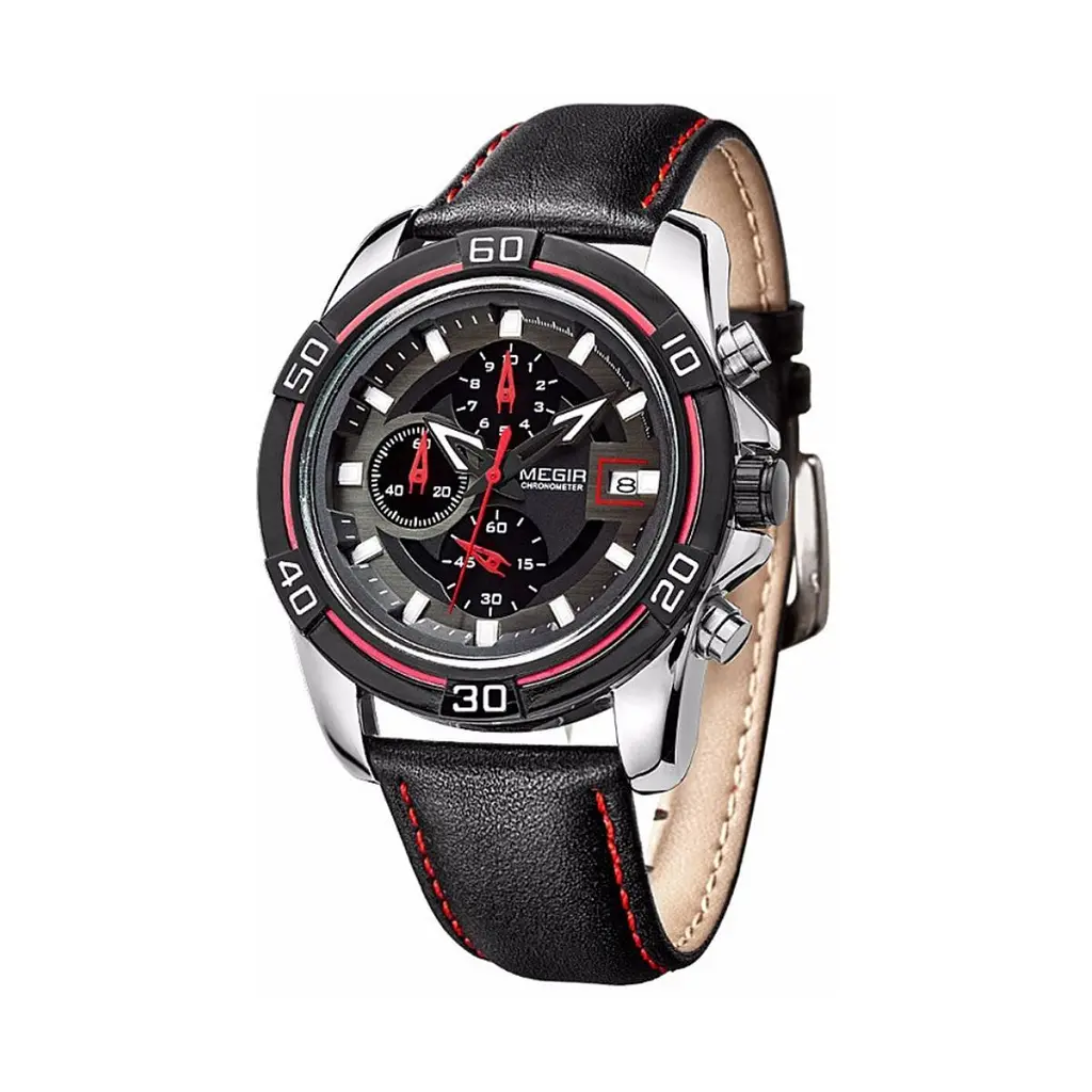 Чоловічий годинник Megir MG2023 Black - фото 2