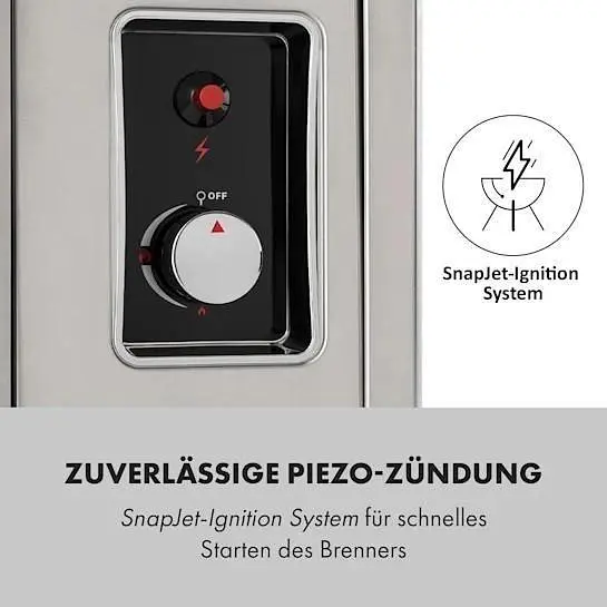 Гриль газовый вертикальный Klarstein Crossfire 800°C (10033288) - фото 5