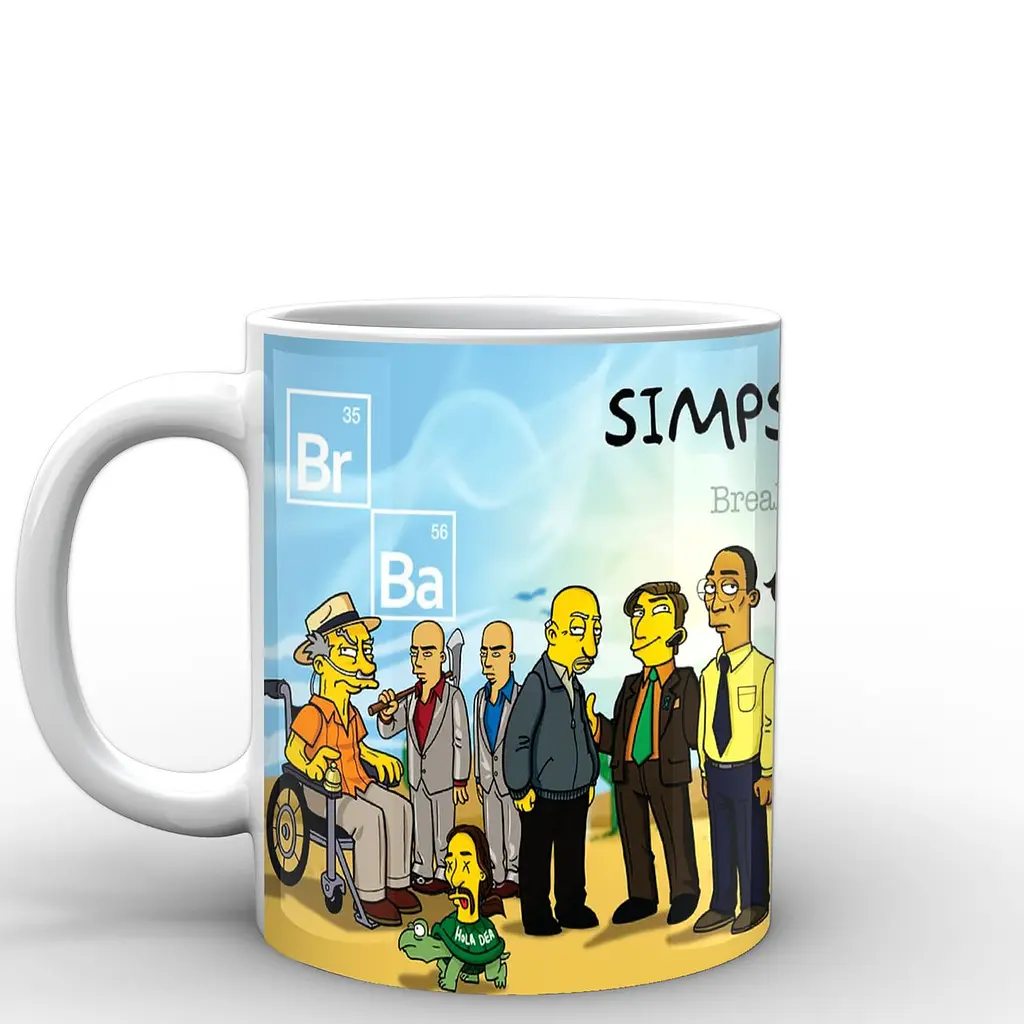 Кухоль GeekLand Breaking Bad симпсони BB.02.014 330 мл білий - фото 2
