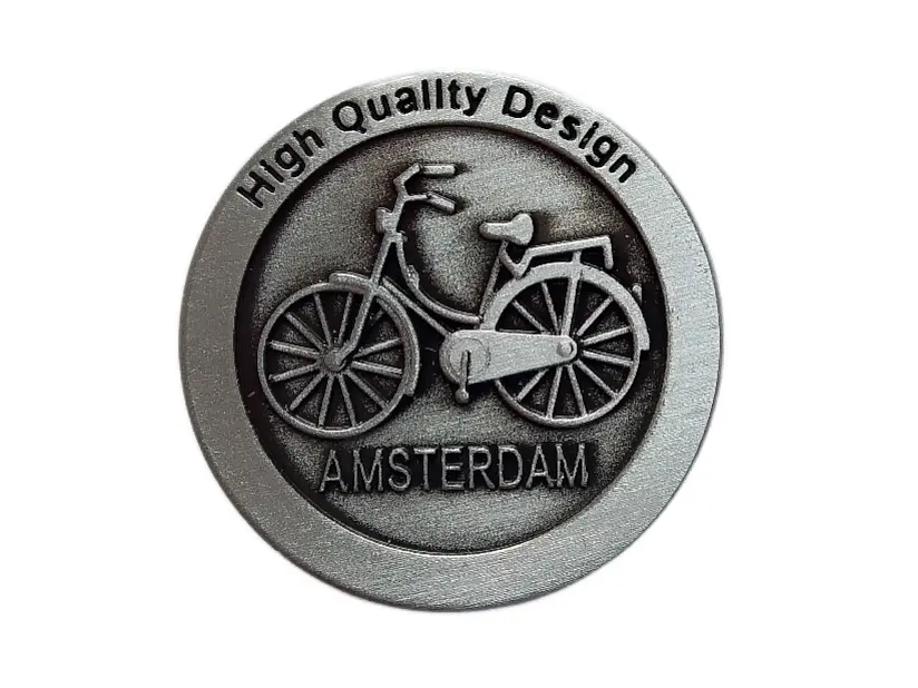 Гриндер для подрібнення тютюну HL-246 Велосипед Silver (17458) - фото 2