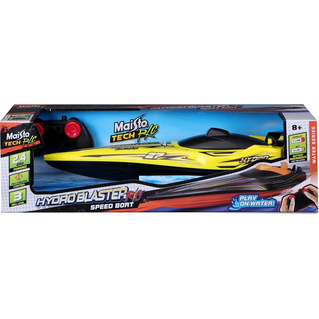 Катер іграшковий на радіокеруванні Maisto Tech Hydro Blaster Speed Boat жовтий (82763 yellow) - фото 8
