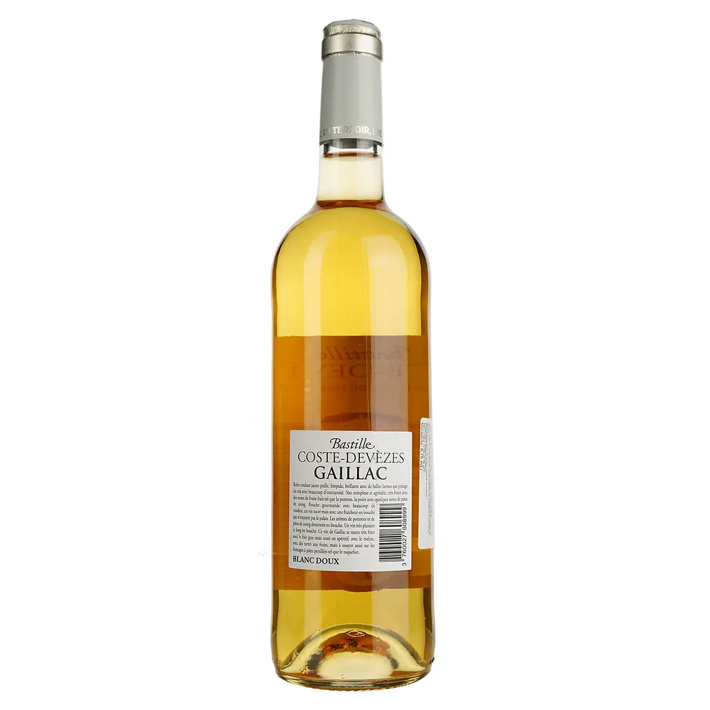 Вино Bastille Coste-Devezes Doux Gaillac AOP, біле, солодке, 0,75 л - фото 4