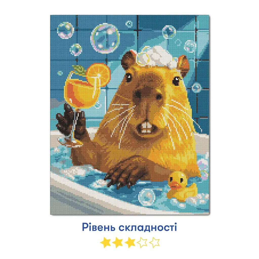 Алмазна мозаїка «Капібара» - фото 4