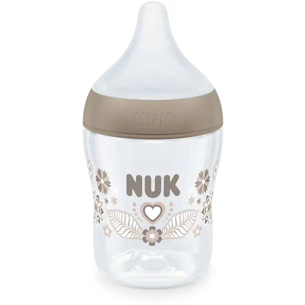 Бутылочка для кормления Nuk Perfect Match с индикатором температуры, соской из силикона с отверстием S 150 мл сердце (3954130) - фото 2