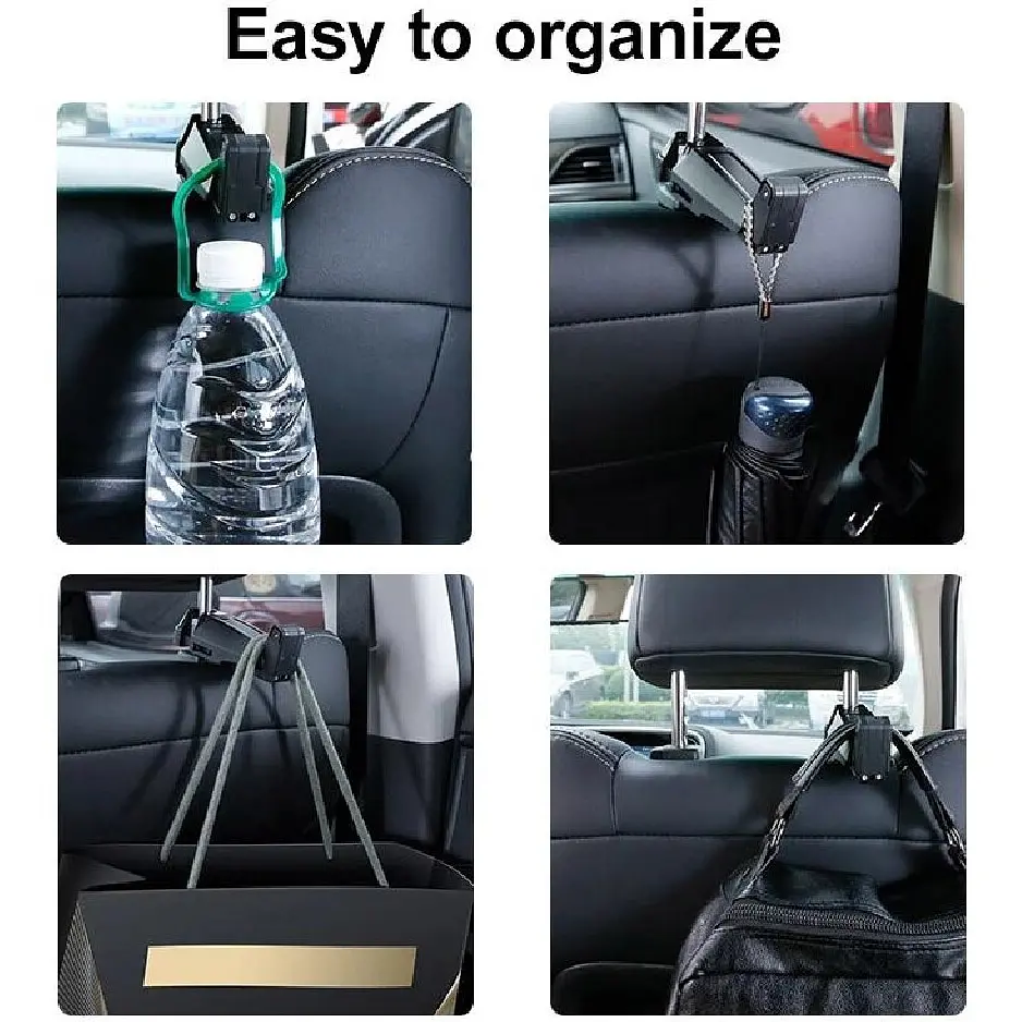 Автодержатель Baseus Backseat Vehicle Phone Hook, + крюк-вешалка (SUHZ-A01) - фото 4