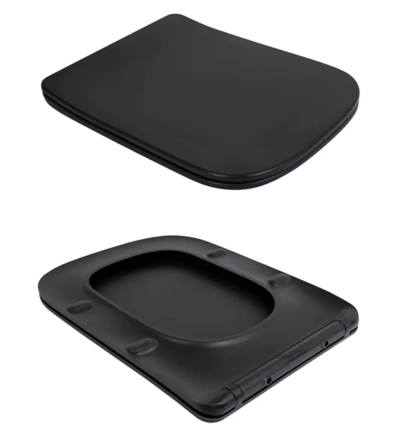 Унітаз підвісний Qtap Tern New Ultra Quiet, з сидінням Slim Duroplast/ Soft-close/ Quick Release QT17332303ASMB - фото 7