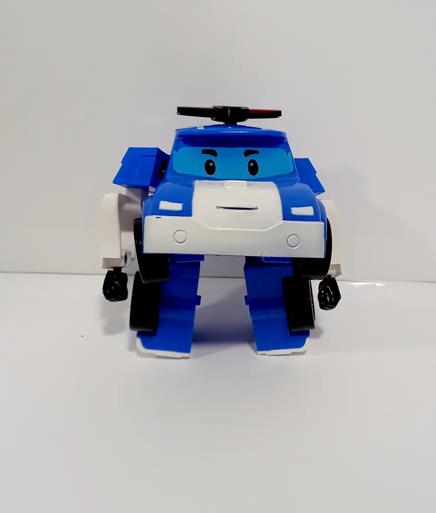 Трансформер 83608 Robocar Poli у коробці (6975839210019) Полыцейська машина Полі Синій - фото 2