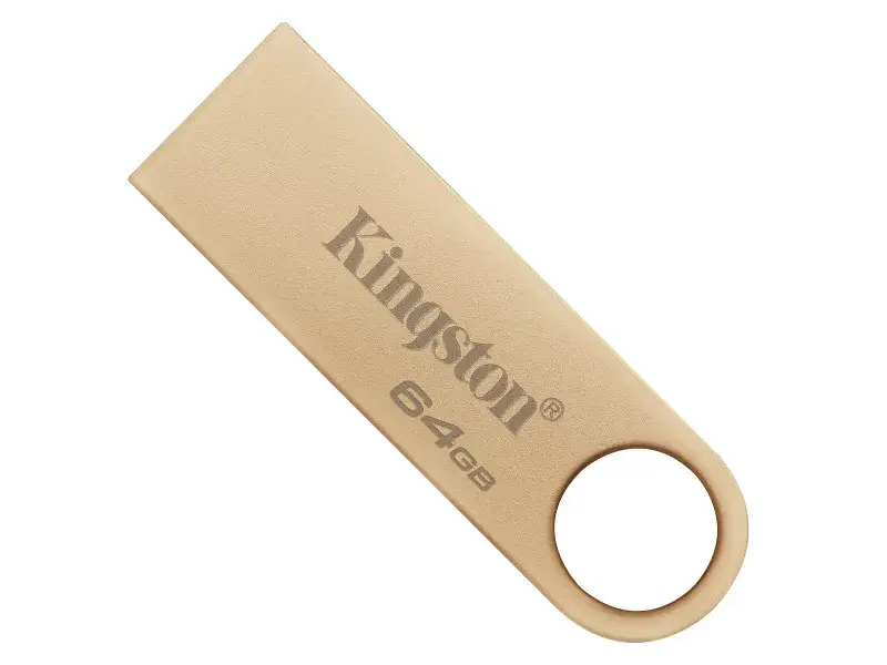 Флешка Kingston 64 GB DataTraveler SE9 Gen 3 Gold (DTSE9G3/64GB) - фото 2