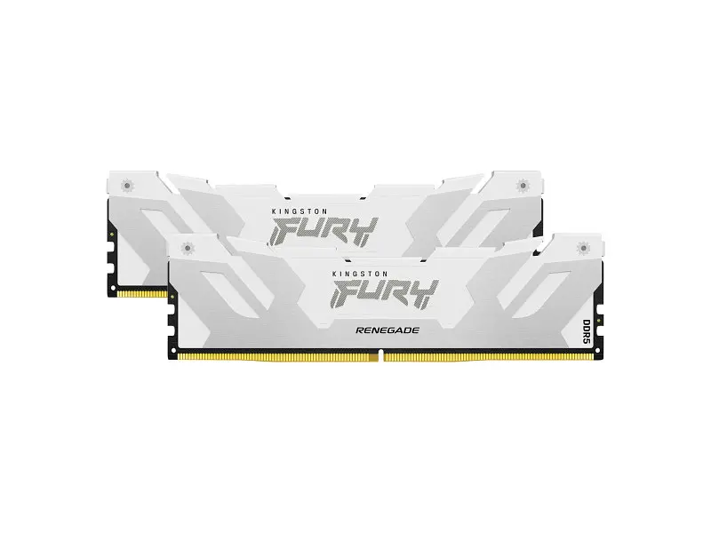 Модуль пам'яті Kingston FURY 32 GB (2x16GB) DDR5 7600 MHz Renegade Silver/White (KF576C38RWK2-32) - фото 4