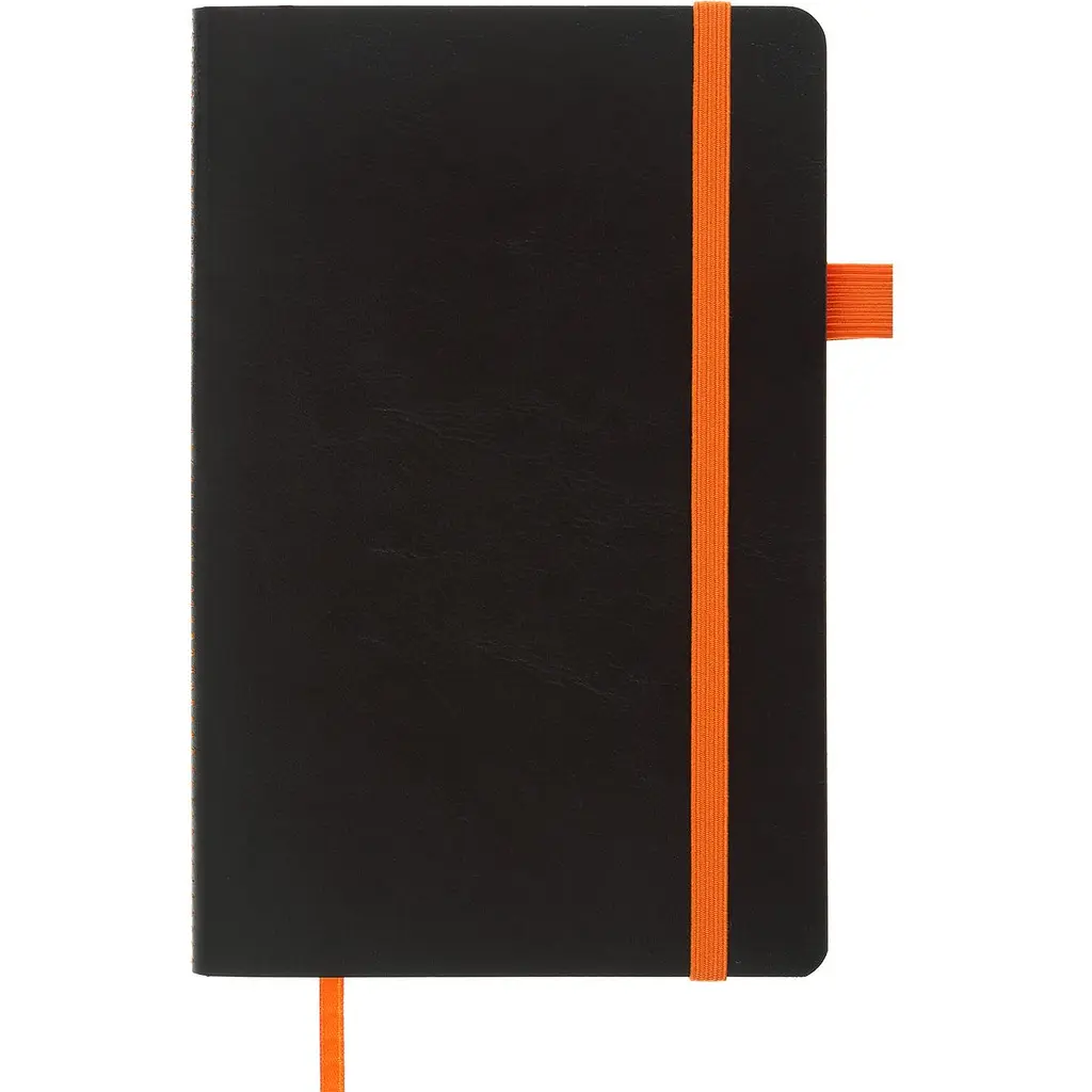 Книга записная Buromax Concept в клеточку 195х125 мм оранжевая 96 листов (BM.291162-11) - фото 2