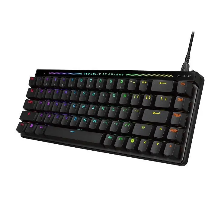 Клавіатура Asus ROG Falchion Ace 68key HFX Magnetic Switches Black (90MP03VE-BKMA00) - фото 9